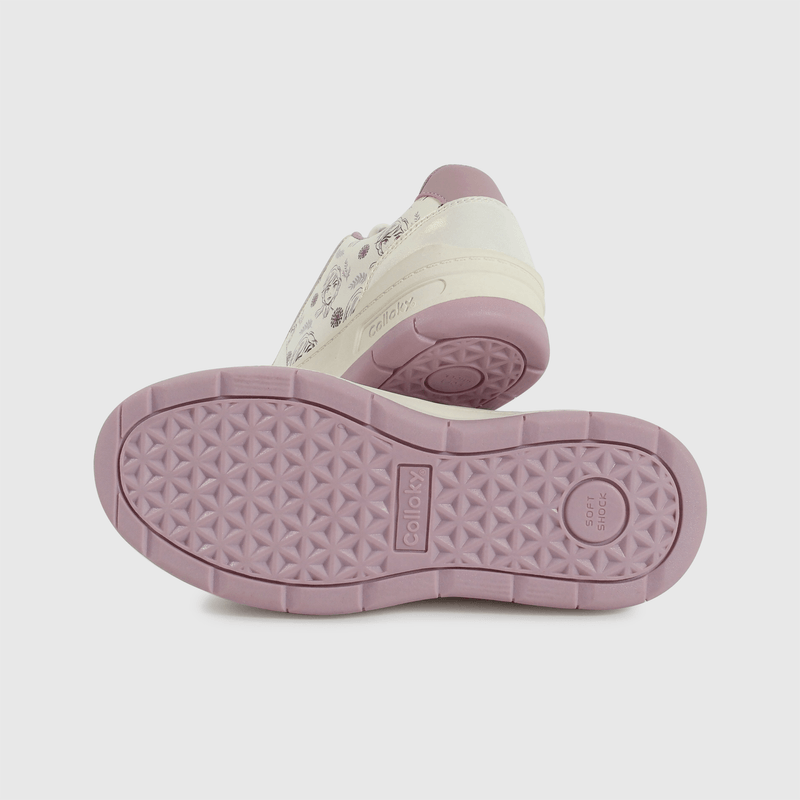 Zapatilla blanca Frozen para niños llenos de alegría