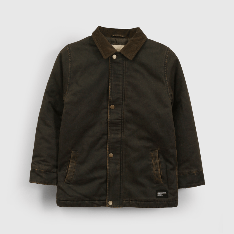 Chaqueta Encerada Verde