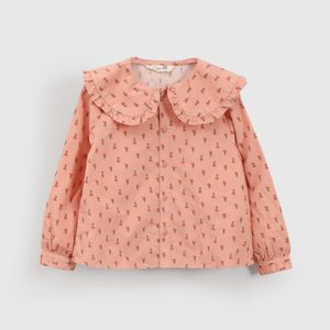 Blusa Cotele Rosada Flores