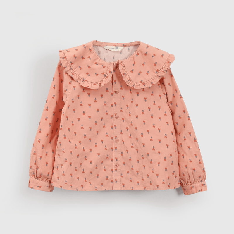 Blusa Cotele Rosada Flores