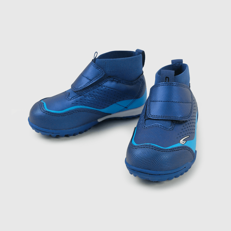 Zapatilla Futbol Azul con Caña Unisex