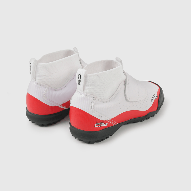 Zapatilla Futbol Blanca con Caña Unisex