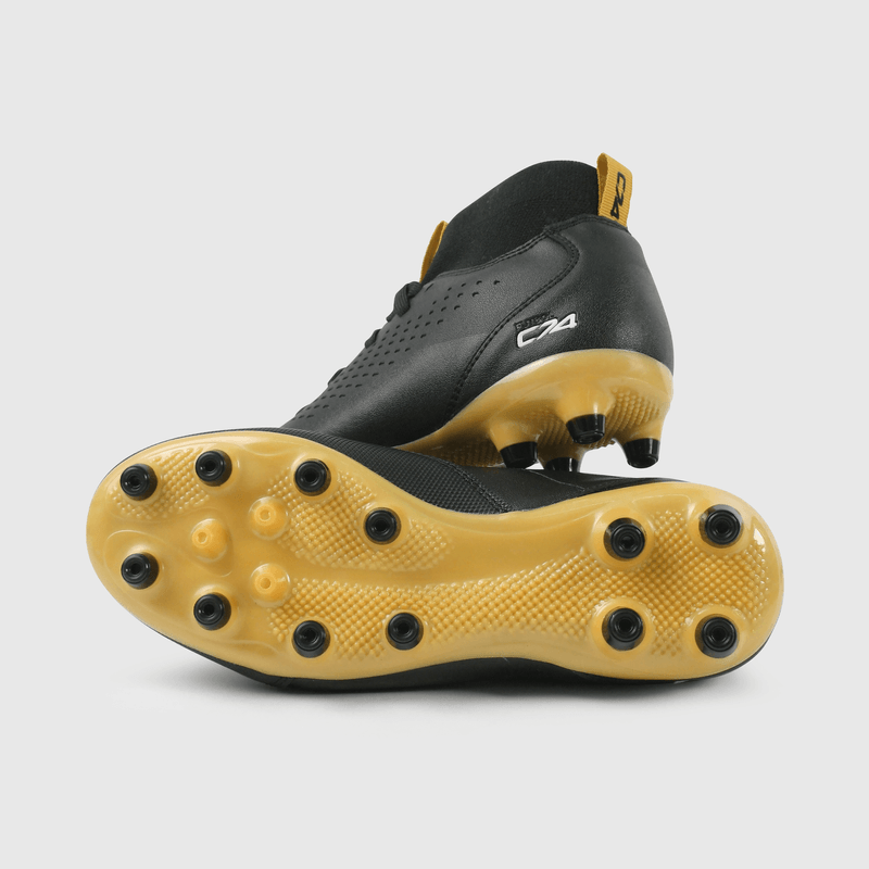 Zapatilla Futbol Negra con Caña y Toperol Unisex
