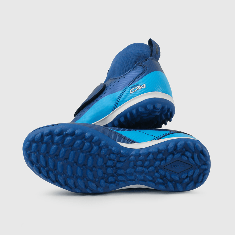 Zapatilla Futbol Azul con Caña Unisex