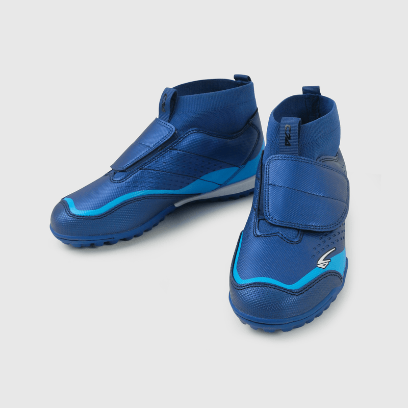 Zapatilla Futbol Azul con Caña Unisex