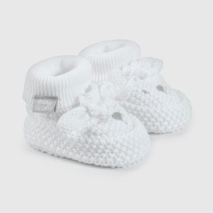 Pantufla Blanca Unisex de bebé