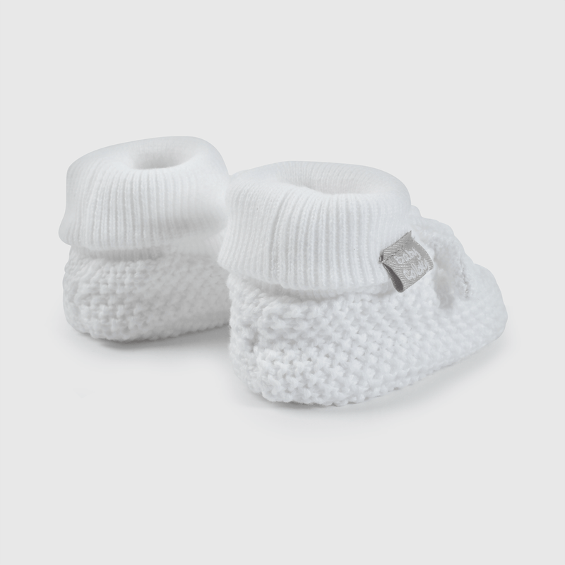 Pantufla Blanca Unisex de bebé