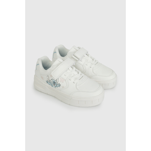 Zapatilla Blanca con Plataforma de Stitch