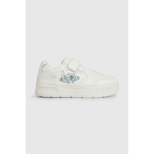 Zapatilla Blanca con Plataforma de Stitch