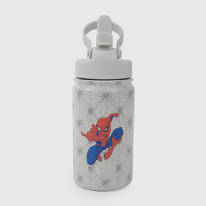 Botella Gris Spiderman de Niño talla Única
