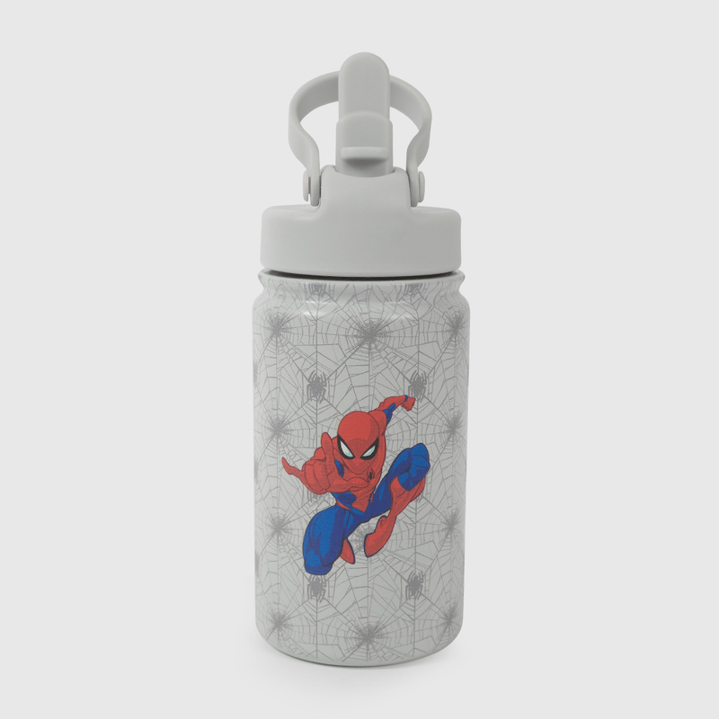 Botella Gris Spiderman de Niño talla Única