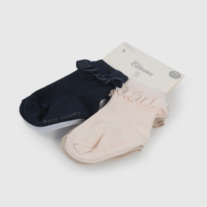 Pack Cuatro Calcetines Vuelos de Niña Infantil talla 14/16 a 23/25