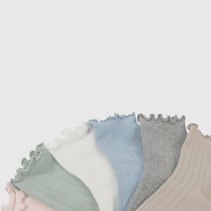 Pack Seis Calcetín Multicolor de Niña talla 23/25 a 34/37