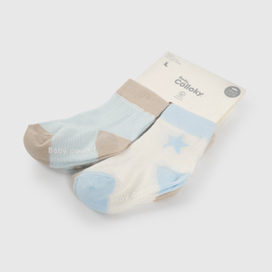 Pack Cuatro Calcetines Estrella De Niño Infantil talla 14/16 a 23/25