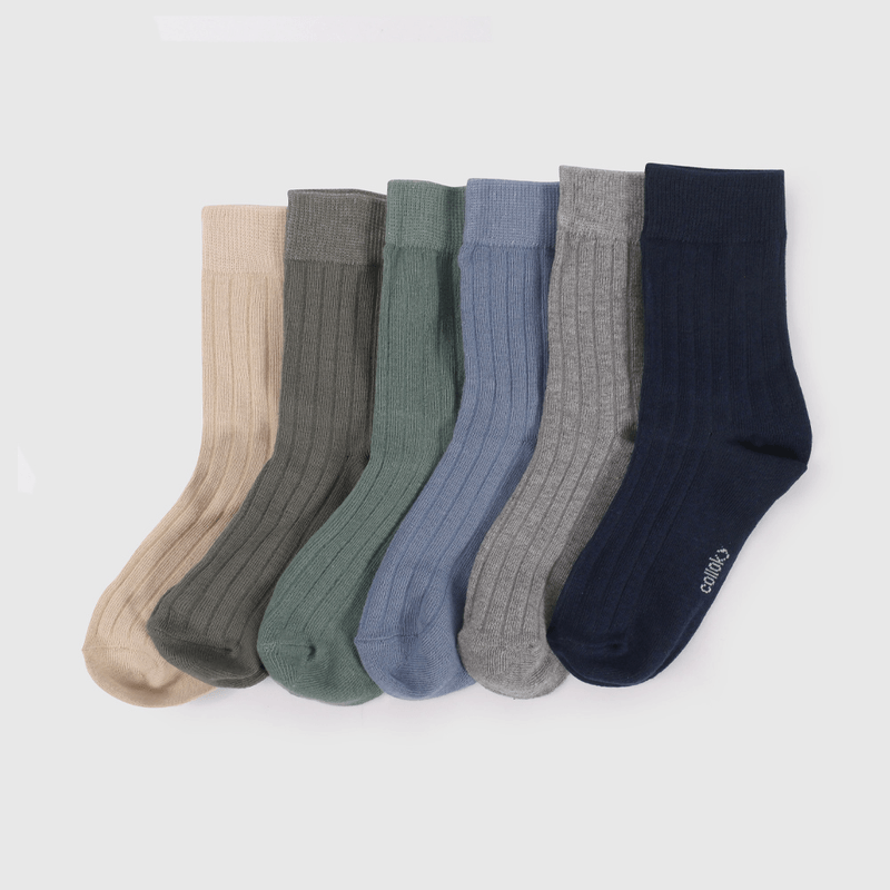 Pack Seis Calcetín Multicolor De Niño talla 23/25 a 34/37