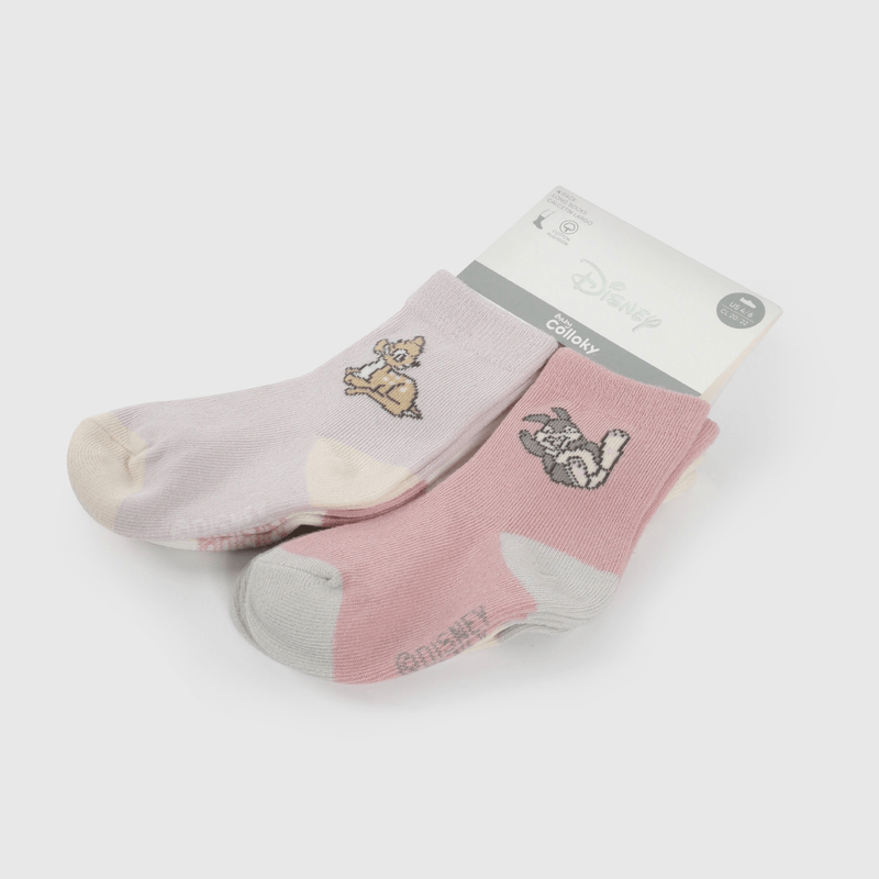 Pack Cuatro Calcetines Bambi de Niña Infantil talla 14/16 a 23/25