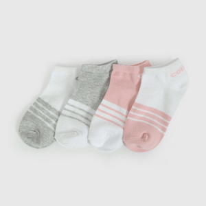 Pack Cuatro Calcetines Cortos Blanco de Niña preavance 23/25 a 34/37