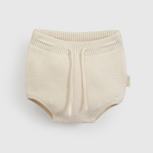 Cubre Pañal Beige Tejido Unisex de Bebé de New born talla 0/3 M a 6/9 M
