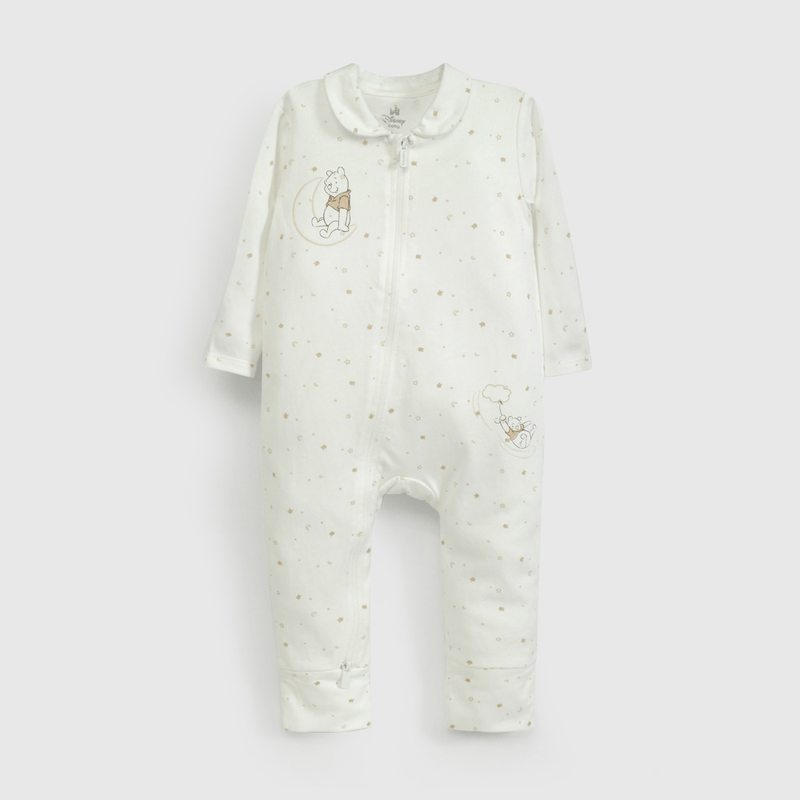 Pijama Blanco Disney de Bebé de New born talla 0/3 M a 12/24M