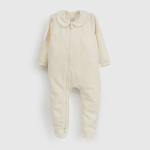 Pijama Beige Plush Osos de Bebé de New born talla 0/3 M a 12/24M