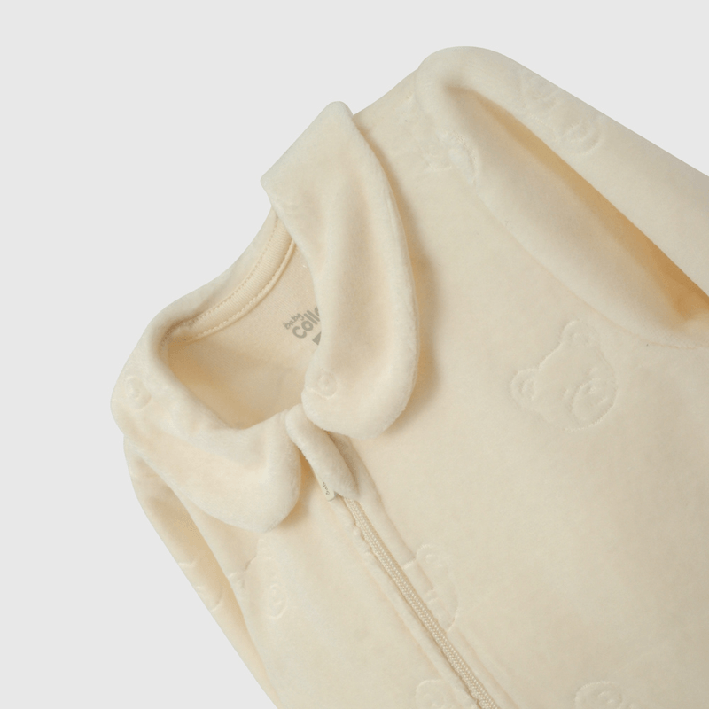 Pijama Beige Plush Osos de Bebé de New born talla 0/3 M a 12/24M