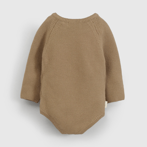 body Café Tejido de Bebé de New born talla RN a 6/9 M
