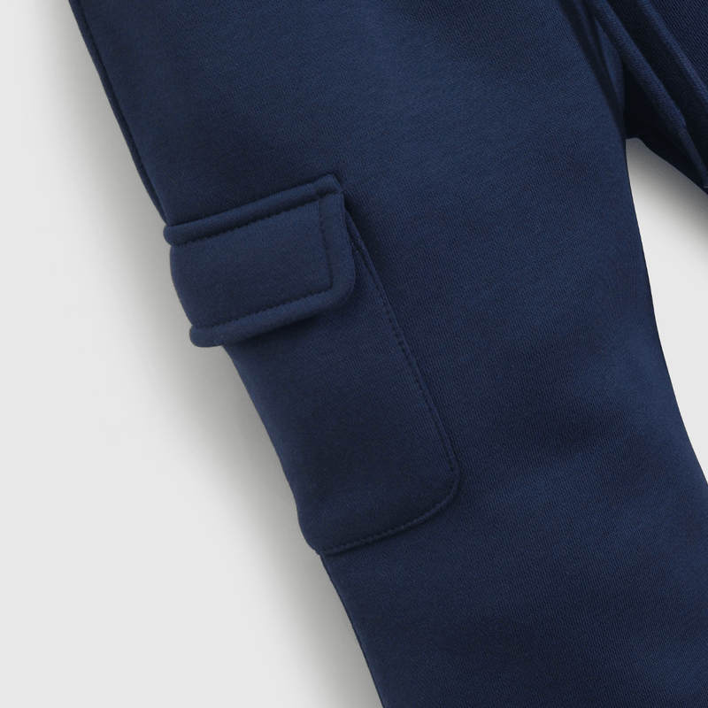 Buzo Azul Bolsillo De Niño Infantil talla 3/6 M a 24m/36 M