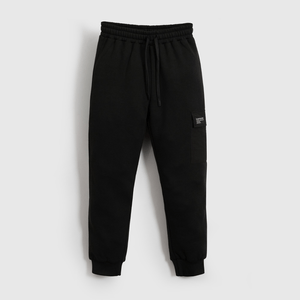 Buzo Negro Cargo de Niño talla 3 a 12 Años