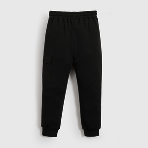 Buzo Negro Cargo de Niño talla 3 a 12 Años