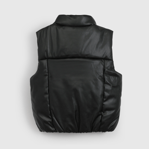 Parka Negra de Niña talla 3 a 12 Años