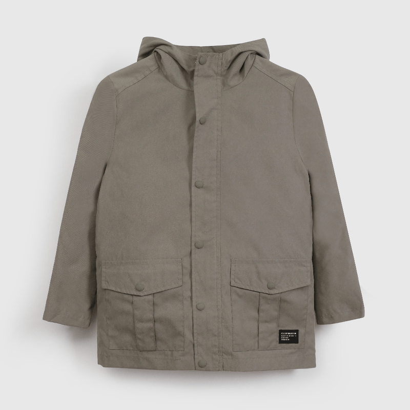 Chaqueta Verde Gabardina de Niño talla 3 a 12 Años