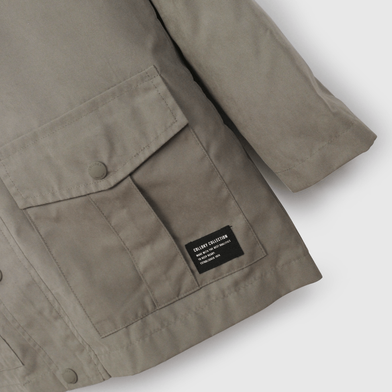Chaqueta Verde Gabardina de Niño talla 3 a 12 Años