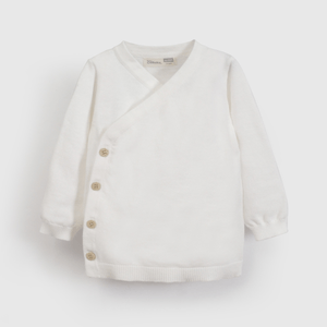 Clemente Blanco Tejido Unisex de New born talla RN a 6/9 M