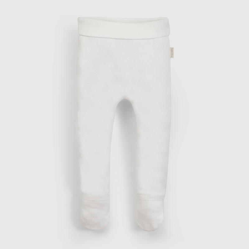 Clemente Blanco Tejido Unisex de New born talla RN a 6/9 M