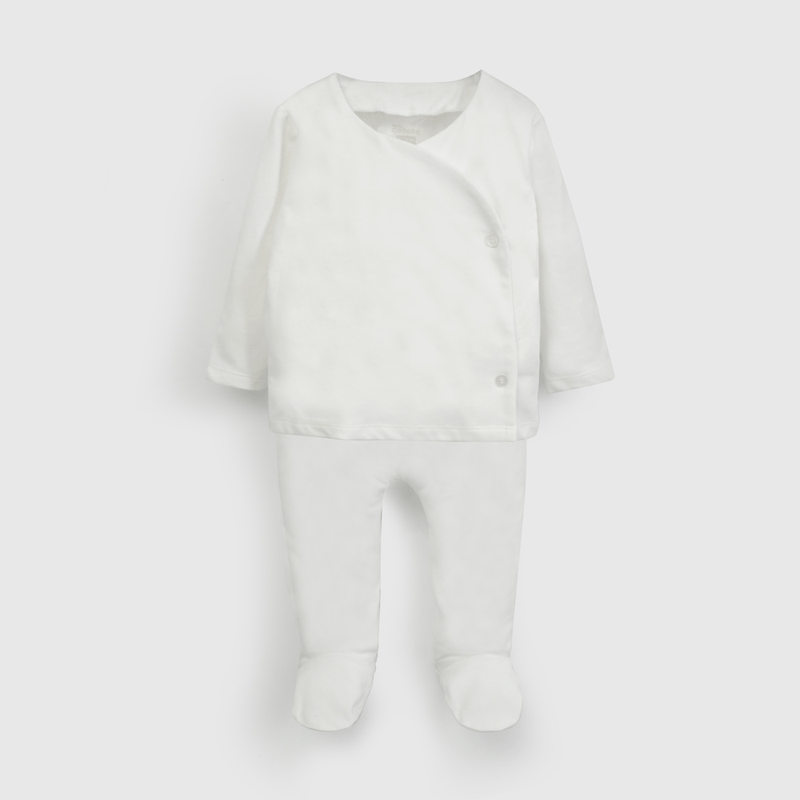 Clemente Blanco Unisex de New born talla RN a 6/9 M