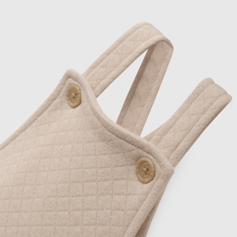 Jardinera Beige Unisex de New born talla RN a 6/9 M