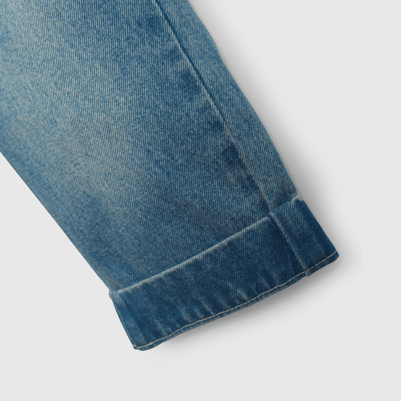 Jeans Azul  Cintura Elasticada de Niña Infantil talla 3/6 M a 24m/36 M