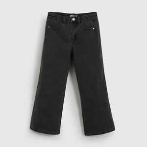 Jeans Negro Flare de Niña talla 3 a 12 Años