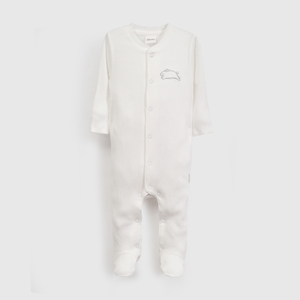 Osito Blanco Bordado Unisex de New born talla RN a 6/9 M