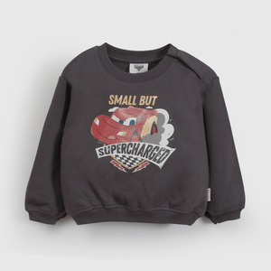 Poleron Negro Cars De Niño Infantil talla 3/6 M a 24m/36 M