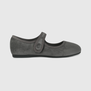 Ballerina Gris Velvet de Niño talla 28 a 38
