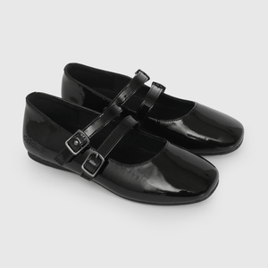 Ballerina Negra de Charol  de Niño talla 28 a 38