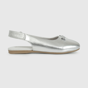 Ballerina Metalizada Lazo Sin Talón Velcro de Niño talla 28 a 38