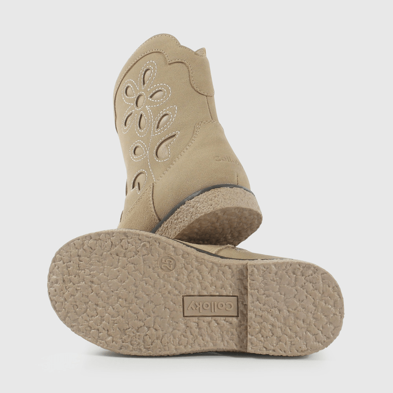 Bota Vaquera Beige de Caminante talla 21 a 27