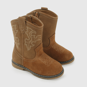 Bota Vaquera Camel de Caminante talla 21 a 27