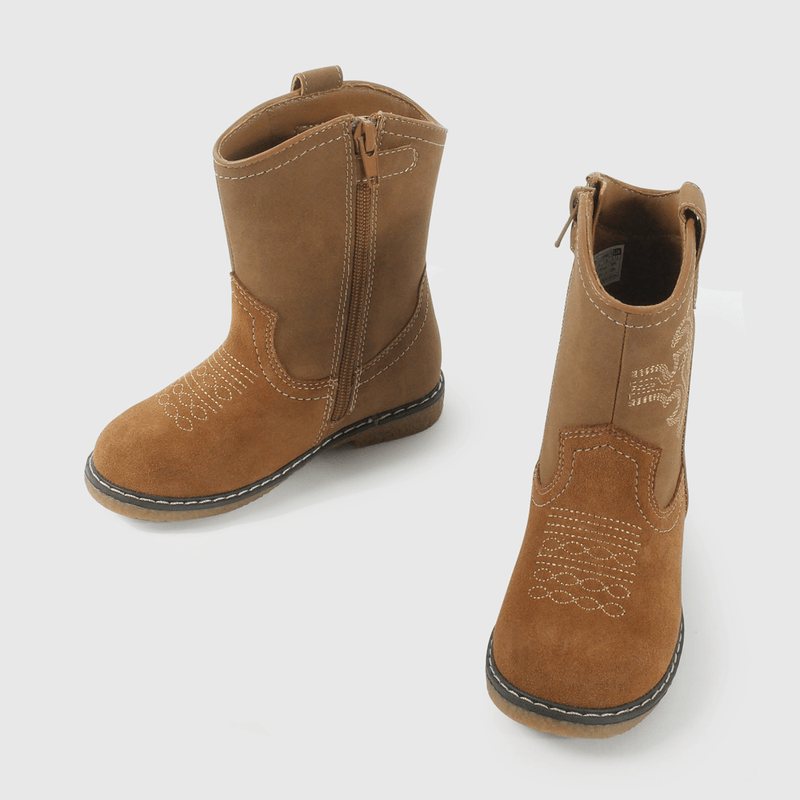 Bota Vaquera Camel de Caminante talla 21 a 27