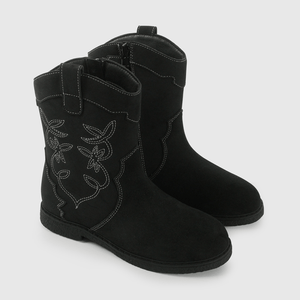 Bota Vaquera Negra de Niño talla 28 a 38