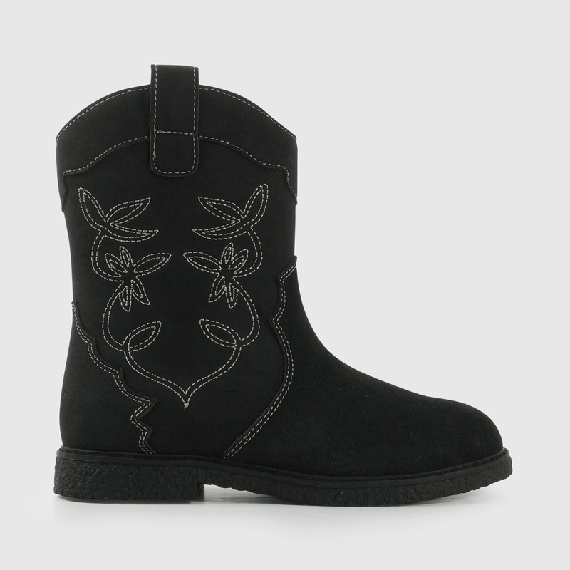 Bota Vaquera Negra de Niño talla 28 a 38
