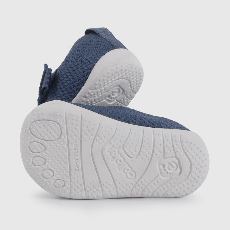 Zapatilla de niño para Gateador Urbana Morada Talla 17 al 20