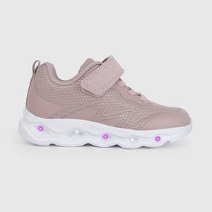 Zapatilla de Luces Rosada de Caminante talla 21 a 27